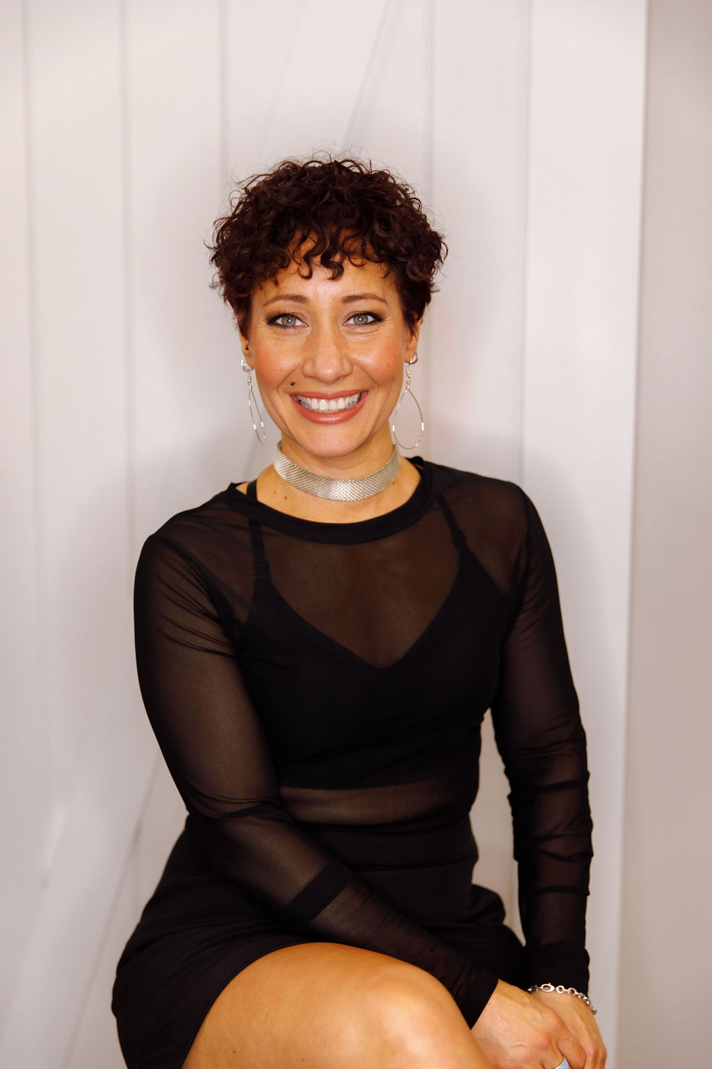 Tina Brown - TLoren Studio Co-)wner Tina Brown, co-owner and professional hair stylist and makeup artist at TLOREN Studio in Woodridge, IL